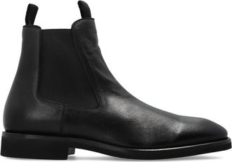 Tom Ford Leren enkellaarzen - Heren - Chelseaboots - Zwart - 44 EU - Leer - Schoenen