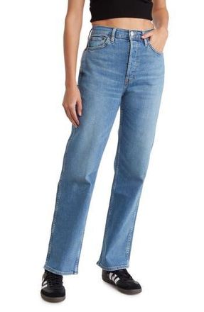Re/Done 90s High Waist Loose Bootcut Jeans in Anti Fade at Nordstrom Rack, Size 31