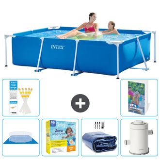 Intex Piscina Con Estructura Rectangular - 220x150x60 Cm - 7-piezas S71