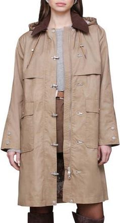 Avec Les Filles Heritage Hooded Raincoat in Heirloom at Nordstrom Rack, Size Small