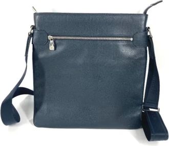 Louis Vuitton Tweedehands leren Louis Vuitton tassen - Dames - Vintage Schoudertas - Blauw - ONE Size - Leer - Vintage