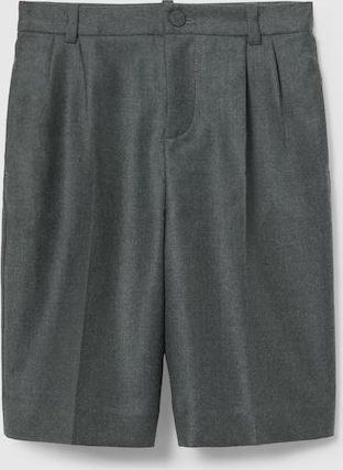 Gucci Kids - Embroidered Flannel Pant, Size 10 years, Grey, Ready-to-wear