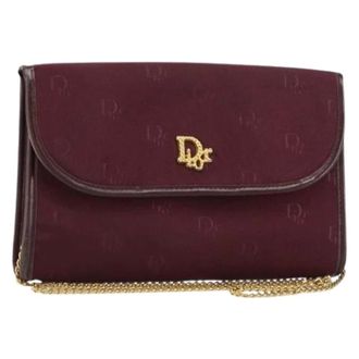 Dior Pre-owned Nylon Schoudertas - Dames - Pre-owned - Rood - Maat: ONE Size Nylon