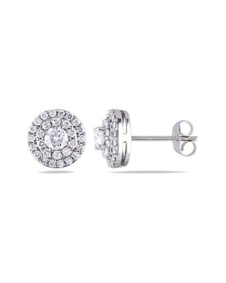 Rina Limor 14K 0.98 Ct. Tw. Diamond Halo Earrings