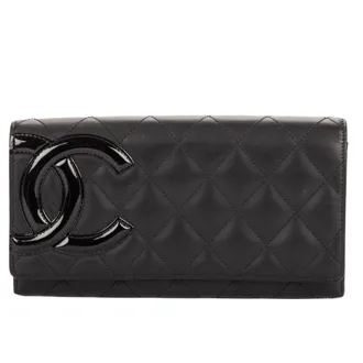 Chanel Cambon Ligne Bifold Wallet Portemonnee