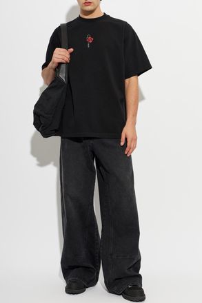 44 Label Group T-shirt With Print, Mens, Black