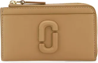 Marc Jacobs Camel Leather Card Holder