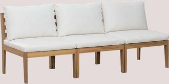 Sklum Sklum - Sof&aacute; Modular De Jard&iacute;n De 3 Piezas En Madera De Acacia Filips