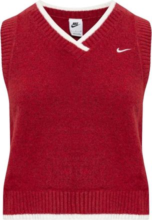Nike Fitness, Dames, Rood, XS, Katoen, Sportswear Chill Knit
