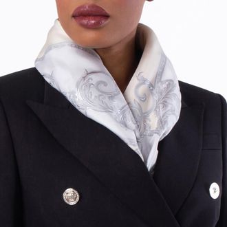 Versace Baroque Motifs Silk Scarf