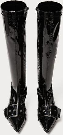 WeWoreWhat Knee High Buckle Boot in Black at Nordstrom, Size 39