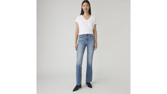 Levi's 725 High Rise Bootcut Jeans - Womens - 24X30 - Medium Wash / Eternal Indigo Mid