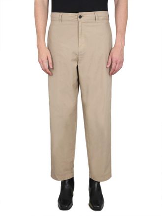 Department Five Beige Flat Front Pants