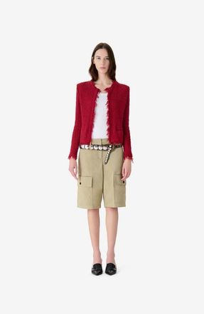 Iro Shavani Jacket in Lipstick Red at Nordstrom, Size 38 Eu