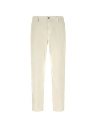 Jacob Cohen Off White Straight Pants