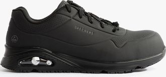 Skechers Mens Skechers Work 200177EC UNO SR - DOLTIN Mens Safety Trainers Black - Size: 6.5