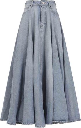 Balenciaga Godet Long Skirt