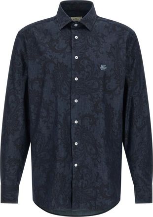 Etro Blue Paisley Ramage Shirt