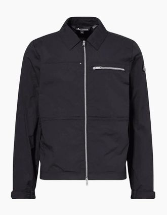 Moose Knuckles Mens TopFlight Nylon Black Overshirt Jacket - Size: 38/Regular