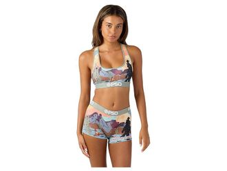 PSD Desert Sunset Sports Bra Womens Bra : LG, Elastane/Polyester