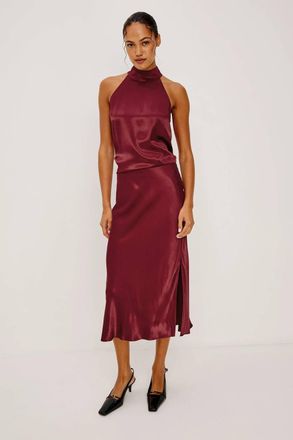 Rails Maya Midi Skirt In Garnet