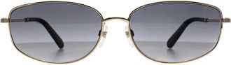 Marc Jacobs Oval Womens Gold Grey Gradient 772/N/S Metal - One Size