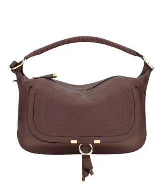 Chlo&eacute; Dark Velvet Marcie Small Shoulder Bag