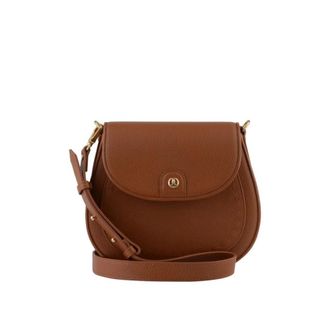 Pourchet Tassen, Dames, Bruin, ONE Size, Leer, Bride Soft Crossbody Bag