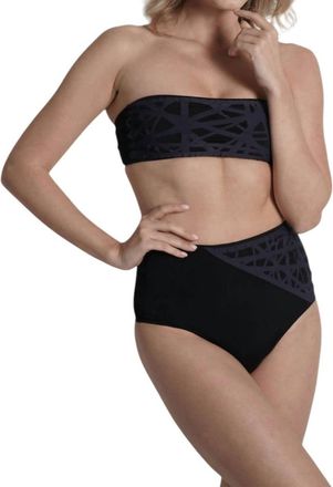 Sauipe Swimwear Lillian Bikini Bottom Full Coverage In Black