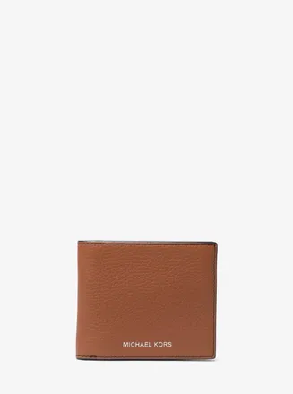 Michael Kors Hudson Pebbled Leather Billfold Wallet