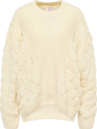 Izia Oversized grof gebreide trui Dames wolwit