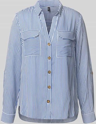 Vero Moda Regular Fit Hemdbluse aus reiner Viskose Modell BUMPY in Royal, Größe XL