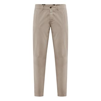 Bomboogie Pantalones Chinos de Algod&oacute;n Cannet&eacute; - Trousers - Hombre - Beige - W30