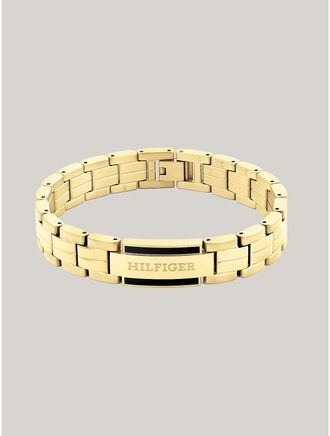 Tommy Hilfiger Mens Monotype Bracelet - Metallic