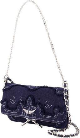 Zadig&Voltaire Womens Crossbody Bag Navy Cotton