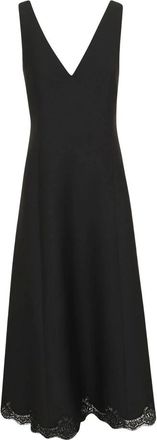 Valentino Garavani Dames, Jurken, Zwart, Maat: XS Zijde