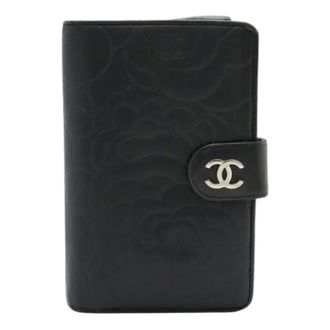 Chanel Vintage, unisex, Zwart, ONE Size, Pre-owned Stoffen Portemonnee