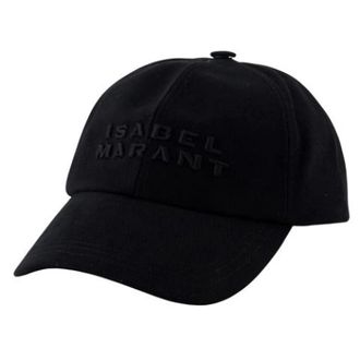 Isabel Marant Accessoires, Dames, Zwart, ONE Size, Katoen, Tyron Cap