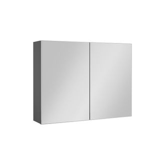 Vicco Armario Con Espejo Para Ba&ntilde;o Lavia, Antracita, 80 X 60.2 Cm, Vicco
