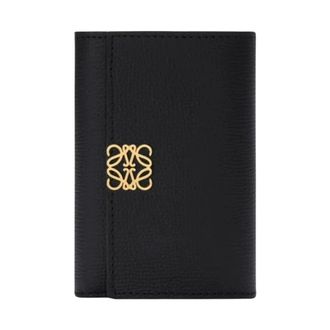 Loewe Anagram Small Vertical Wallet - - Accessories - Donna - Nero - ONE SIZE
