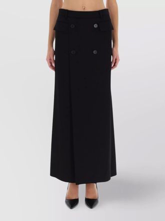Balenciaga long high-rise skirt