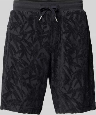 Marc O'Polo Regular Fit Sweatshorts aus reiner Baumwolle in Black, Gr&ouml;&szlig;e XXL