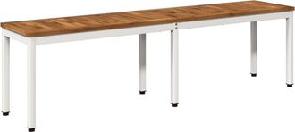 vidaXL Banco De Jard&iacute;n 161 X 35 X 45 Cm Madera De Acacia S&oacute;lida Vidaxl
