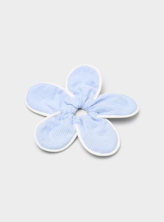 A Bronze Age Womens Floral silhouette oversized scrunchie