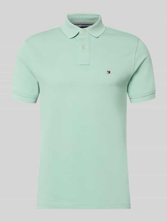 Tommy Hilfiger Regular Fit Poloshirt aus Baumwoll-Mix in Mint, Gr&ouml;&szlig;e XXL