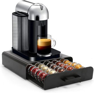 OEM Soporte Para 60 C&aacute;psulas, Base Para Cafetera Con Cajones Para Guardar C&aacute;psulas, Dispensador/organizador De C&aacute;psulas De Metal