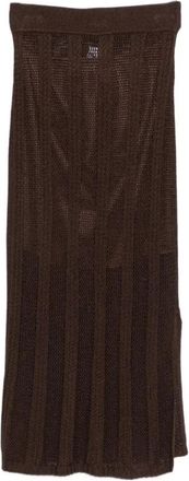 Pennyblack Midi Rokken - Dames - Midirokken - Bruin - M - Rokken