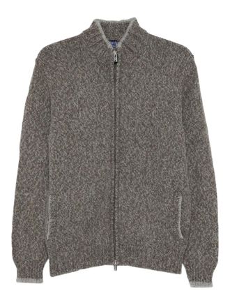 Fedeli Cardigan in misto lana e alpaca - Grigio