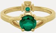 Vivienne Westwood Reina Petite Ring Gold Crystals Unisex