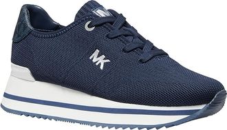 Michael Kors Monique Knit Trainer Womens Shoes Navy : 9 M, Textile